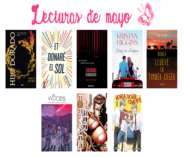 [El estante de...] Lecturas de mayo Nube de mariposa