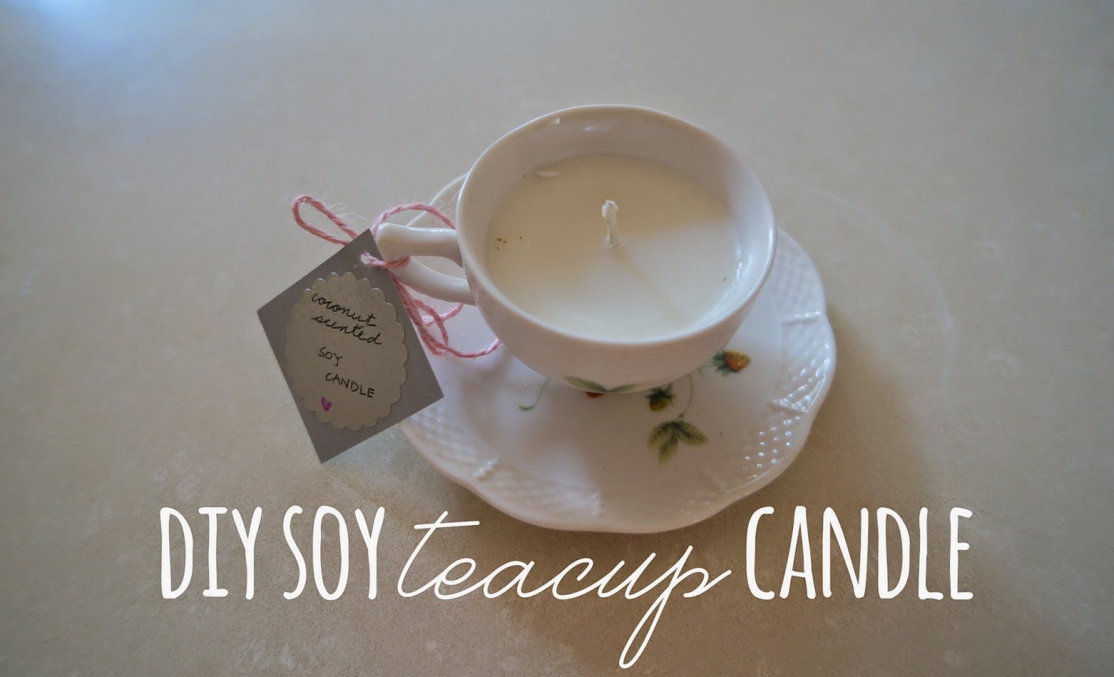 DIY Soy Teacup Candles