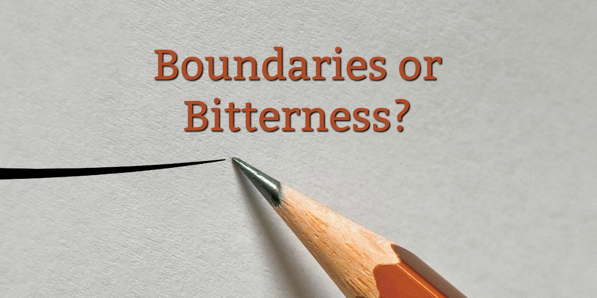 Are "Boundaries" a Christian Concept?