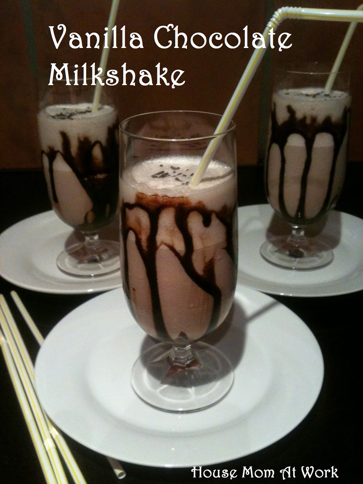 House Mom At Work Vanilla Chocolate Milkshake Summer Coolers