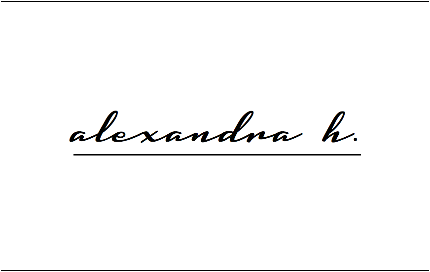 ALEXANDRA H.