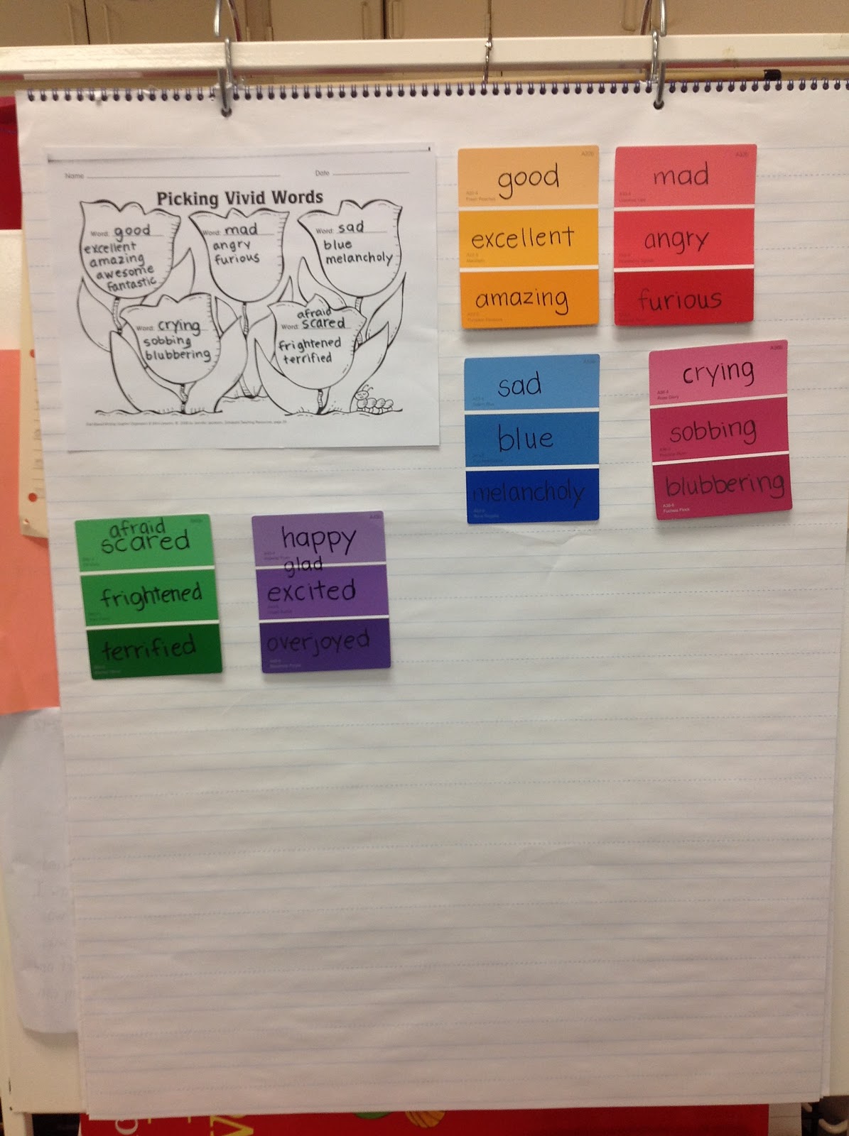 Sliding Into First Using Vivid Words