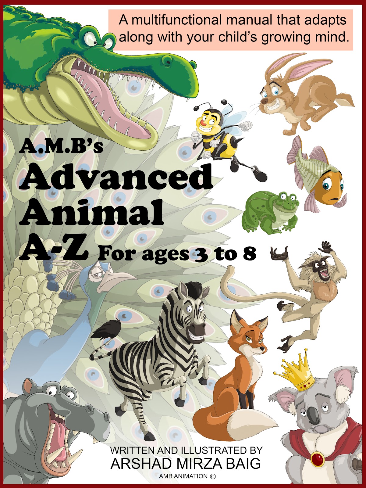 Animation art from Arshad Mirza Baig AMB's Advanced Animal AZ For
