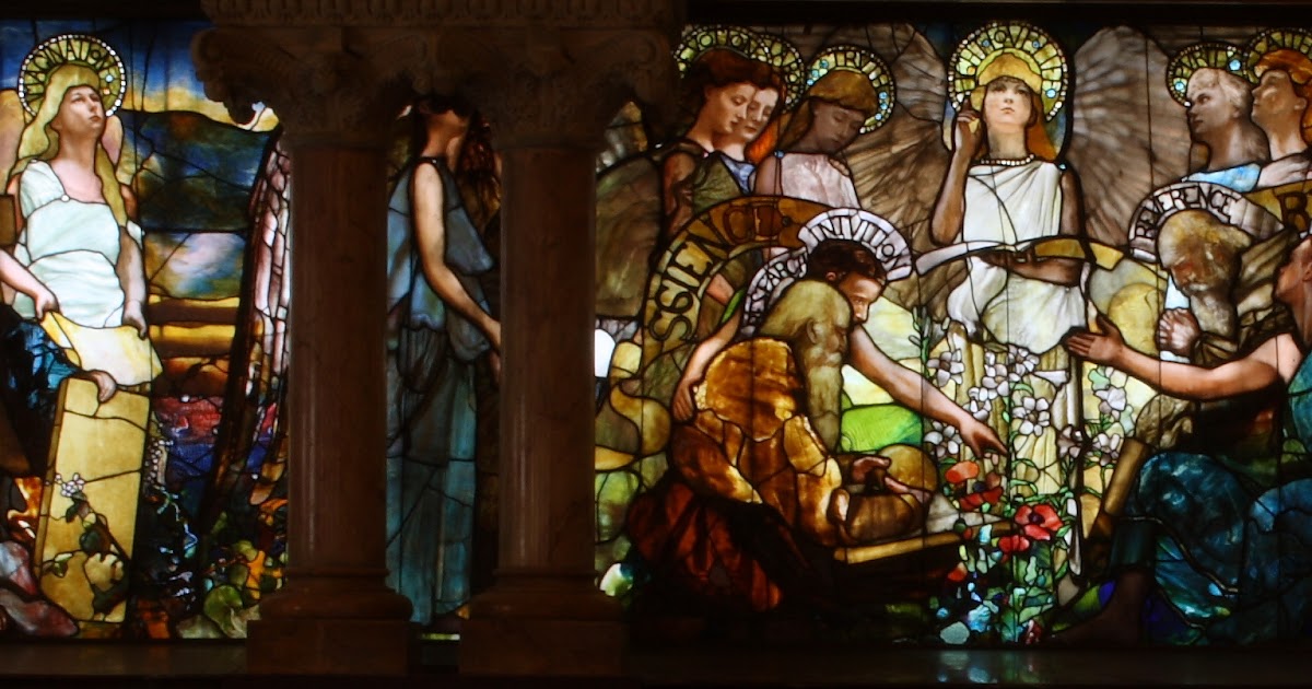 Vicsmuse Tiffany Education A Stained Glass Window