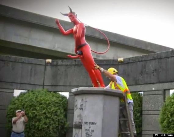 Vancouver online petitions call for return of naked Satan 