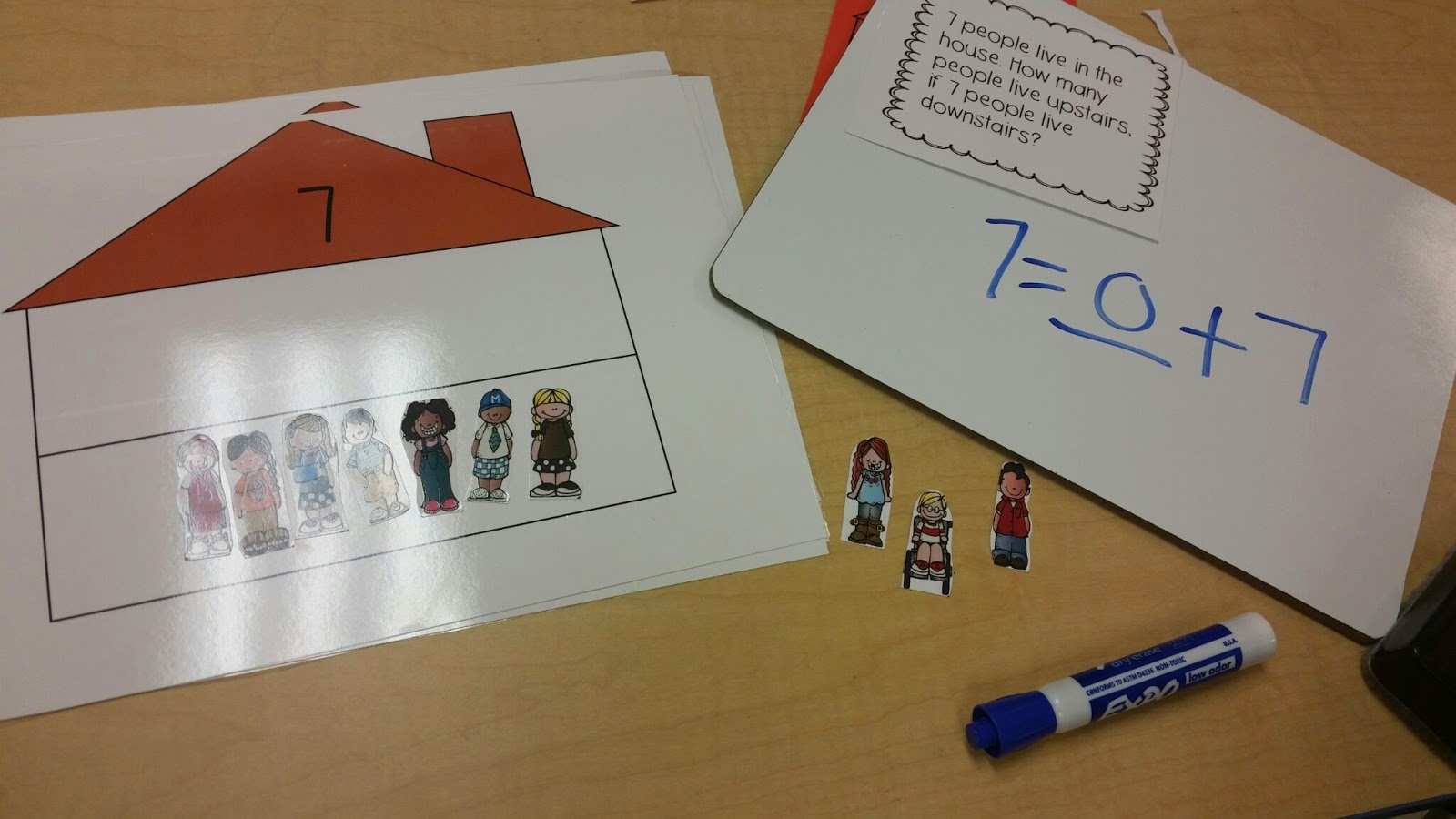 First Grade Funtastic: Math - Addition Houses