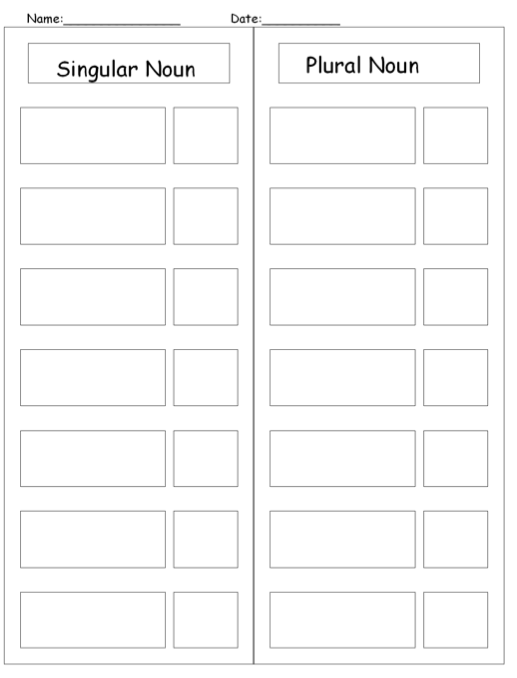 Autism Tank Plural vs. Singular FREEBIE