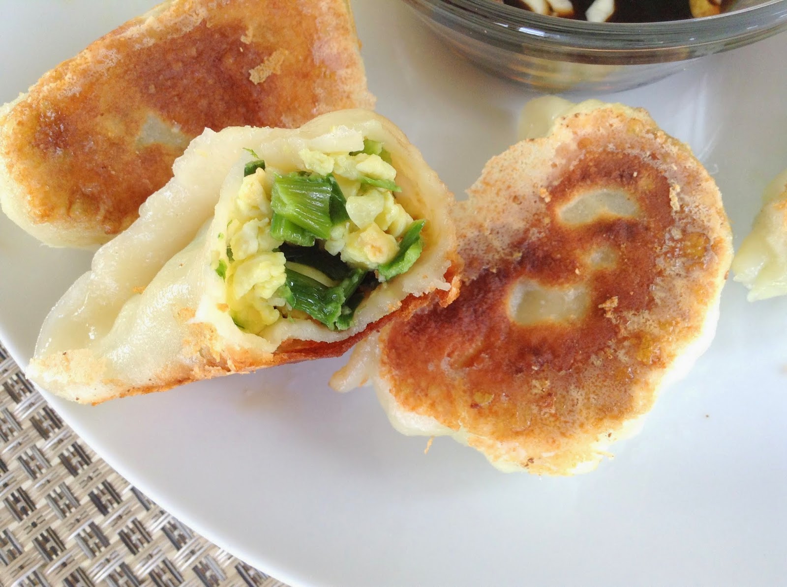 A Taste Of the Regions of China 韭菜鸡蛋饺子 Chive and Egg Dumplings