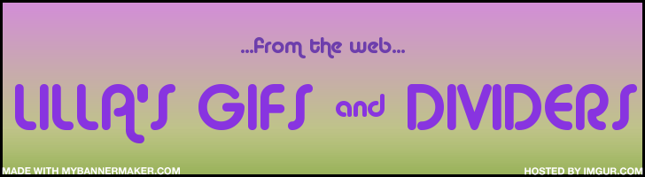 lilla's Gifs & Dividers
