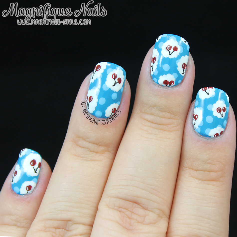 Magically Polished |Nail Art Blog|: Cherry Nails