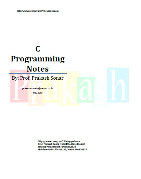 Notes For MCA Students