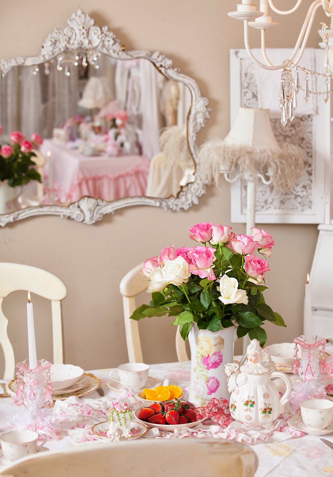 Olivia's Romantic Home: Shabby Chic Dining Room