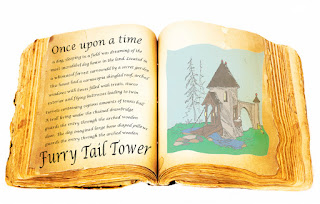 The Furry Tail Tower features storybook architecture and is fit for the most royal of pups.