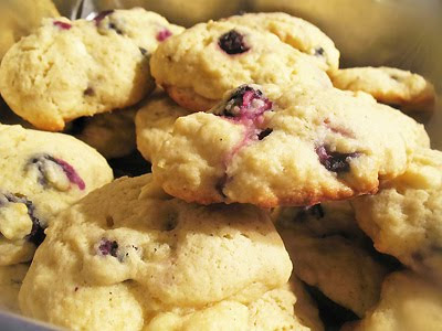 Blueberry Lemon Cake Cookies