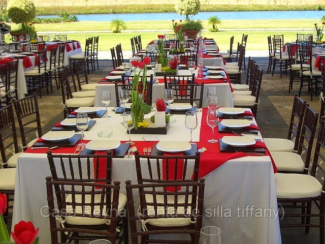 Decoración mesas cuadras para fiesta de matrimonio 1