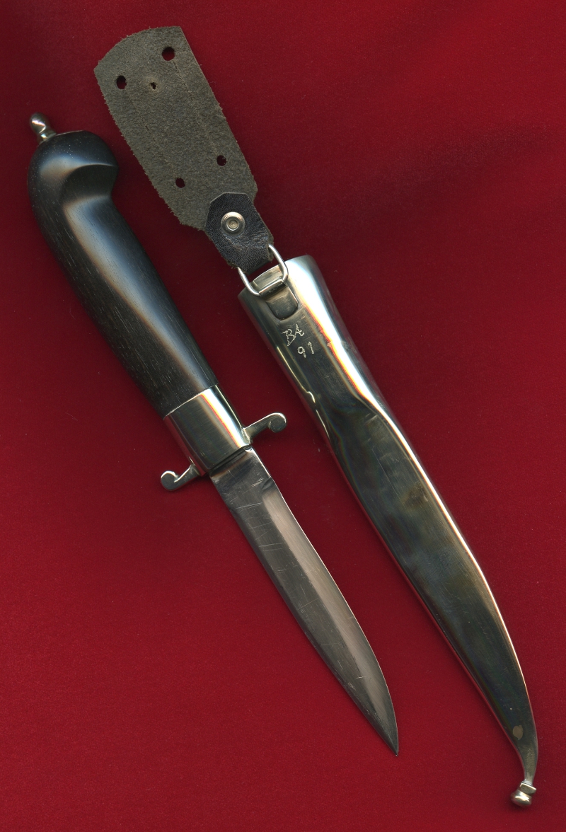 The Blade Blog Nickel Silver Knife by Börje Ahlström Sweden