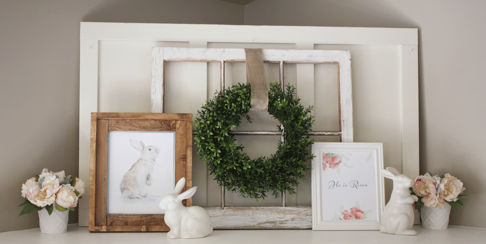 Country Girl Home Easter Decor