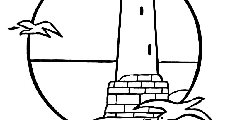 A Lighthouse Coloring Page | Color The Bible