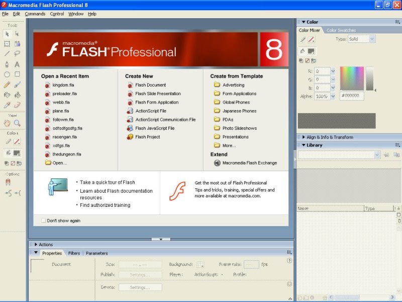 Download Macromedia Flash Tm Software