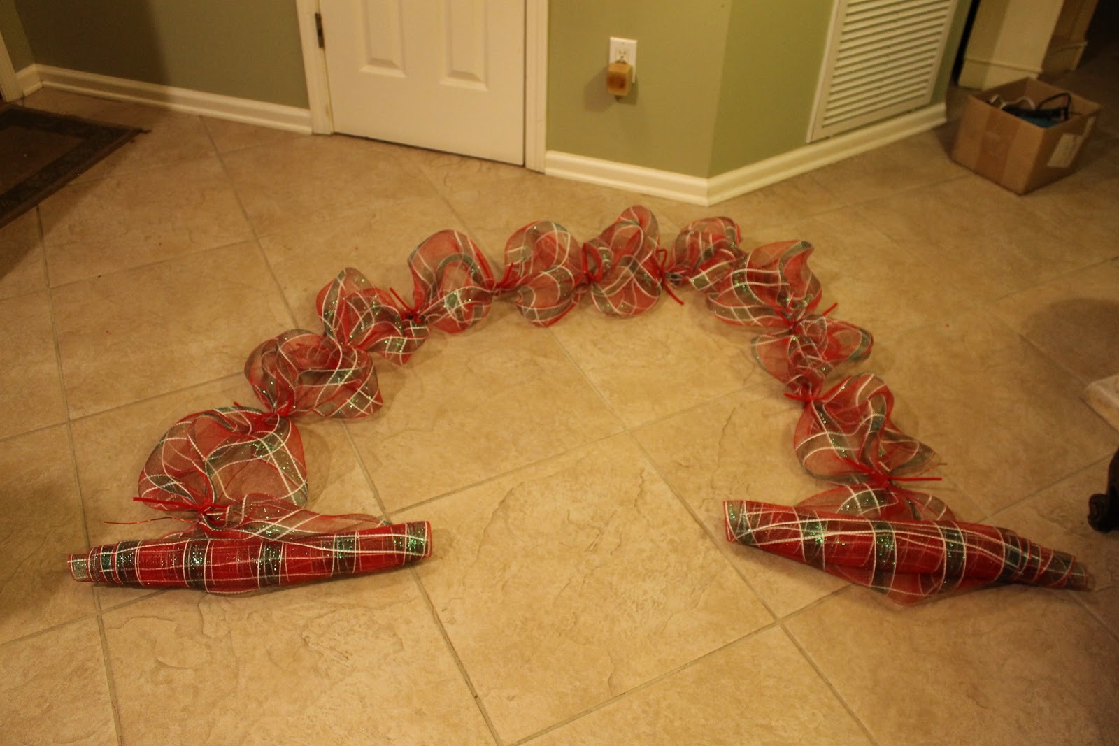 How To Make a Deco Mesh Garland Miss Kopy Kat