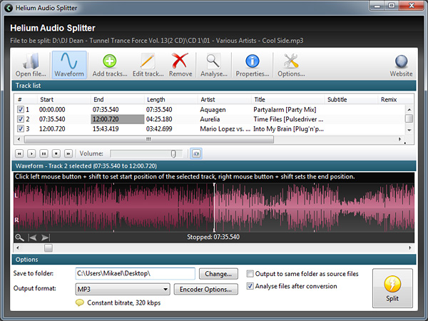 برنامج Helium Audio Splitter 1.0.0 Build 98 من تقطيع ملفات الصوت والاغاني Helium+Audio+Splitter+1.0.0+Build+98