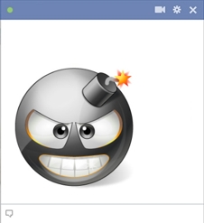Bomb Smiley For Facebook