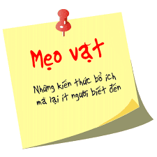 MẸO VẶT