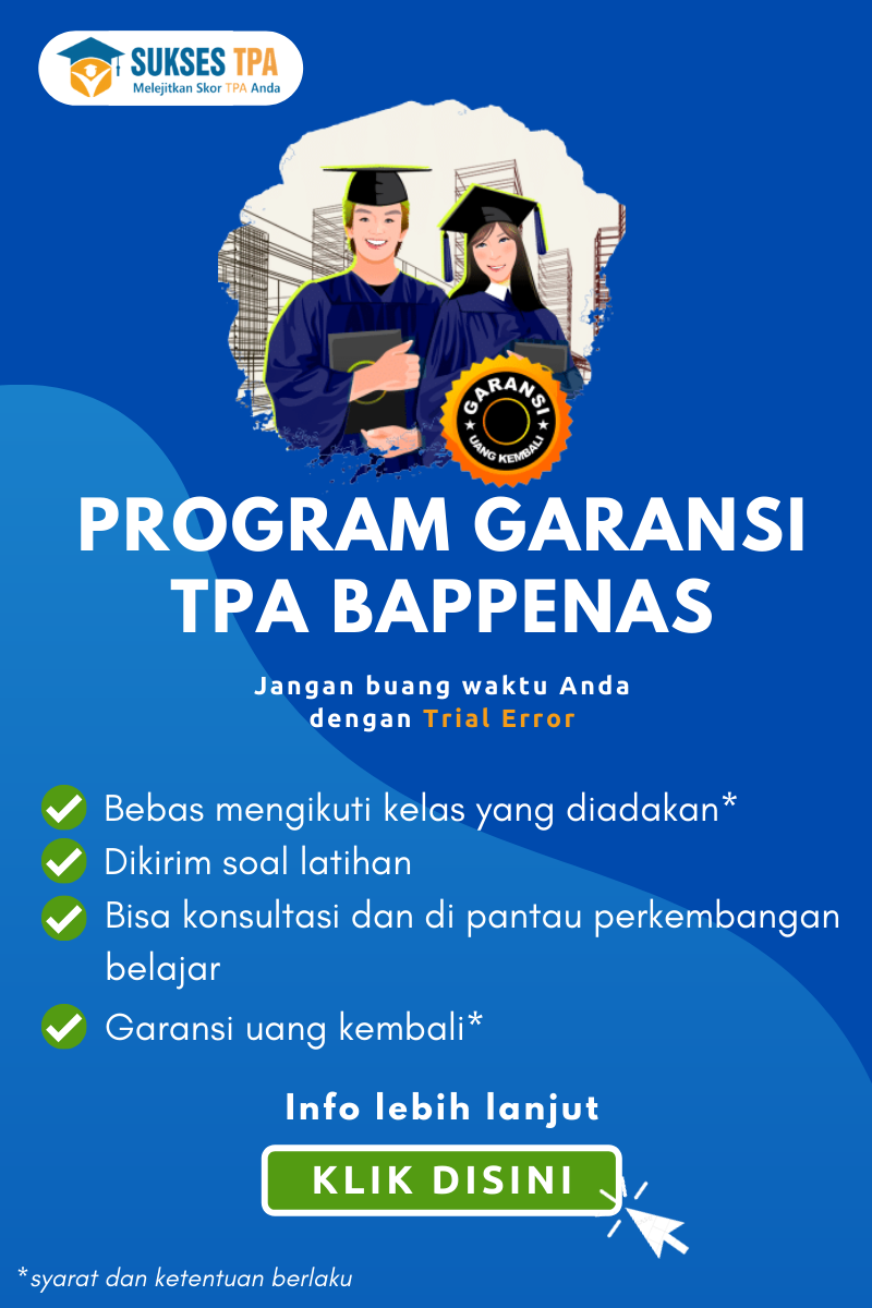 Contoh Soal Tpa Bappenas Pdf