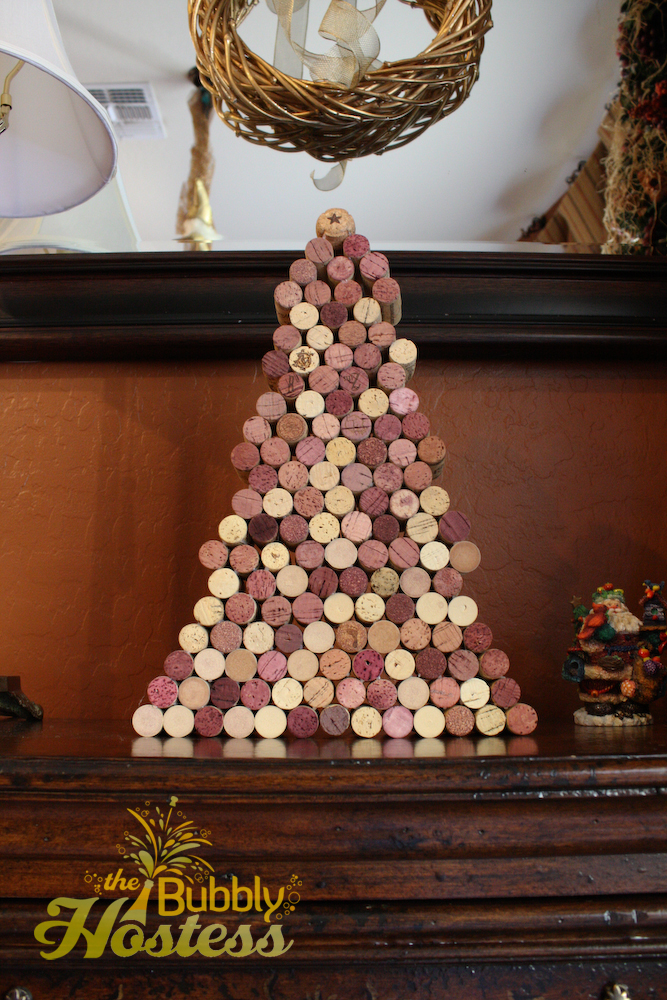 Wine Cork Christmas Tree The Bubbly Hostess