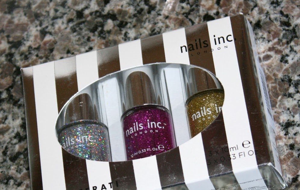 Scrangie Nails Inc. Glitterati Glitter Nail Polish Set for Holiday