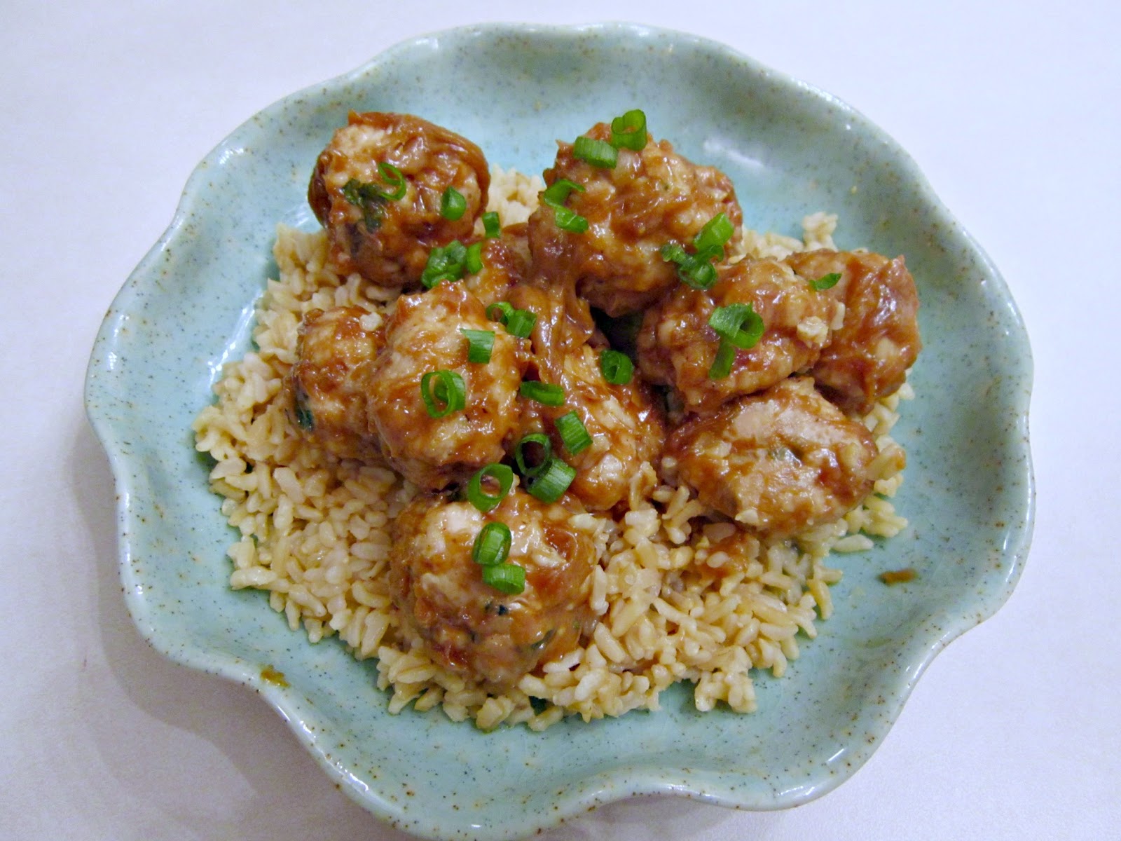 Sweet Beginnings Secret Recipe Club Baked Turkey Meatballs with Sweet