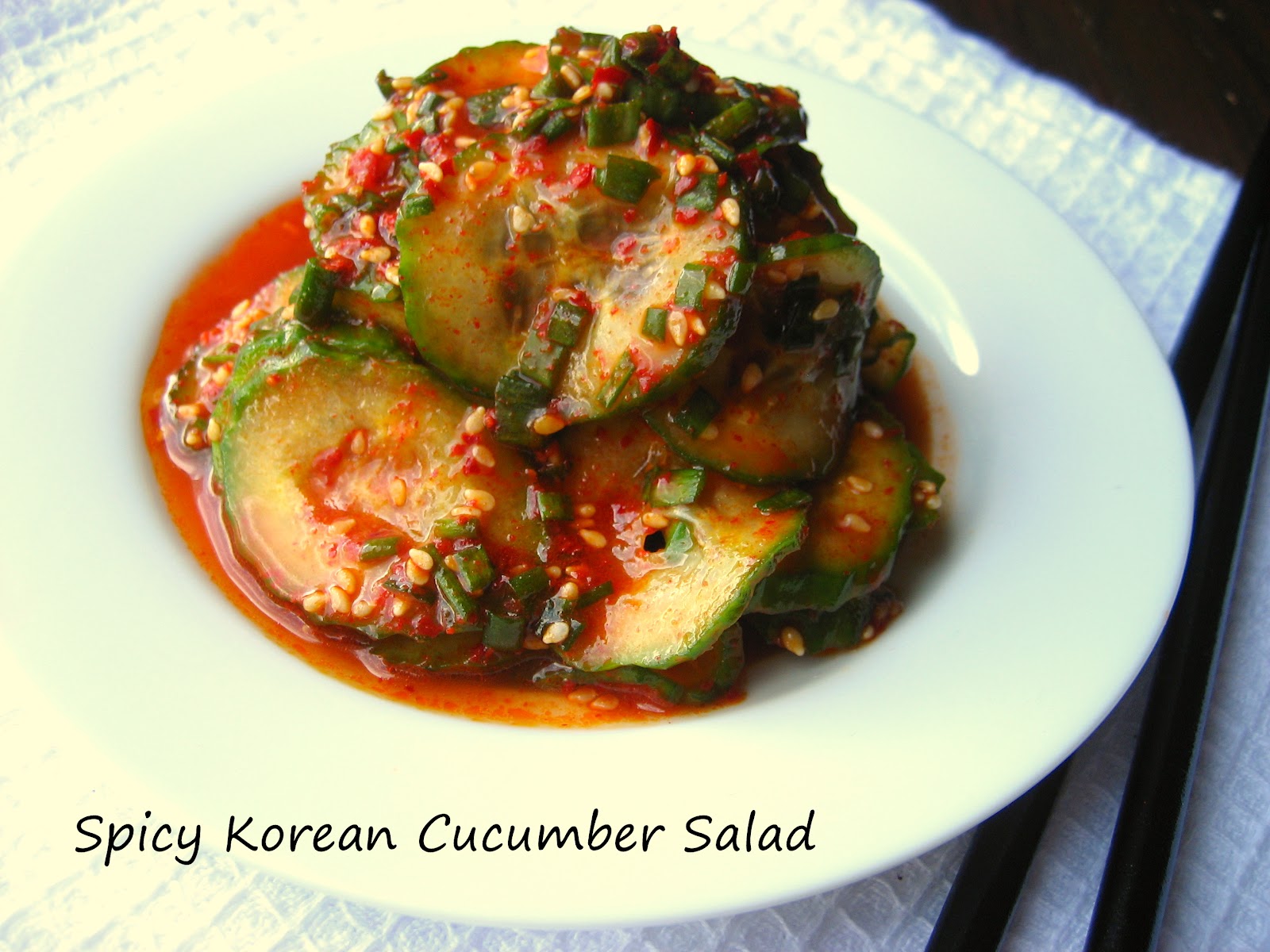 Home Cooking In Montana Spicy Korean Red Pepper (Gochugaru) Cucumber Salad
