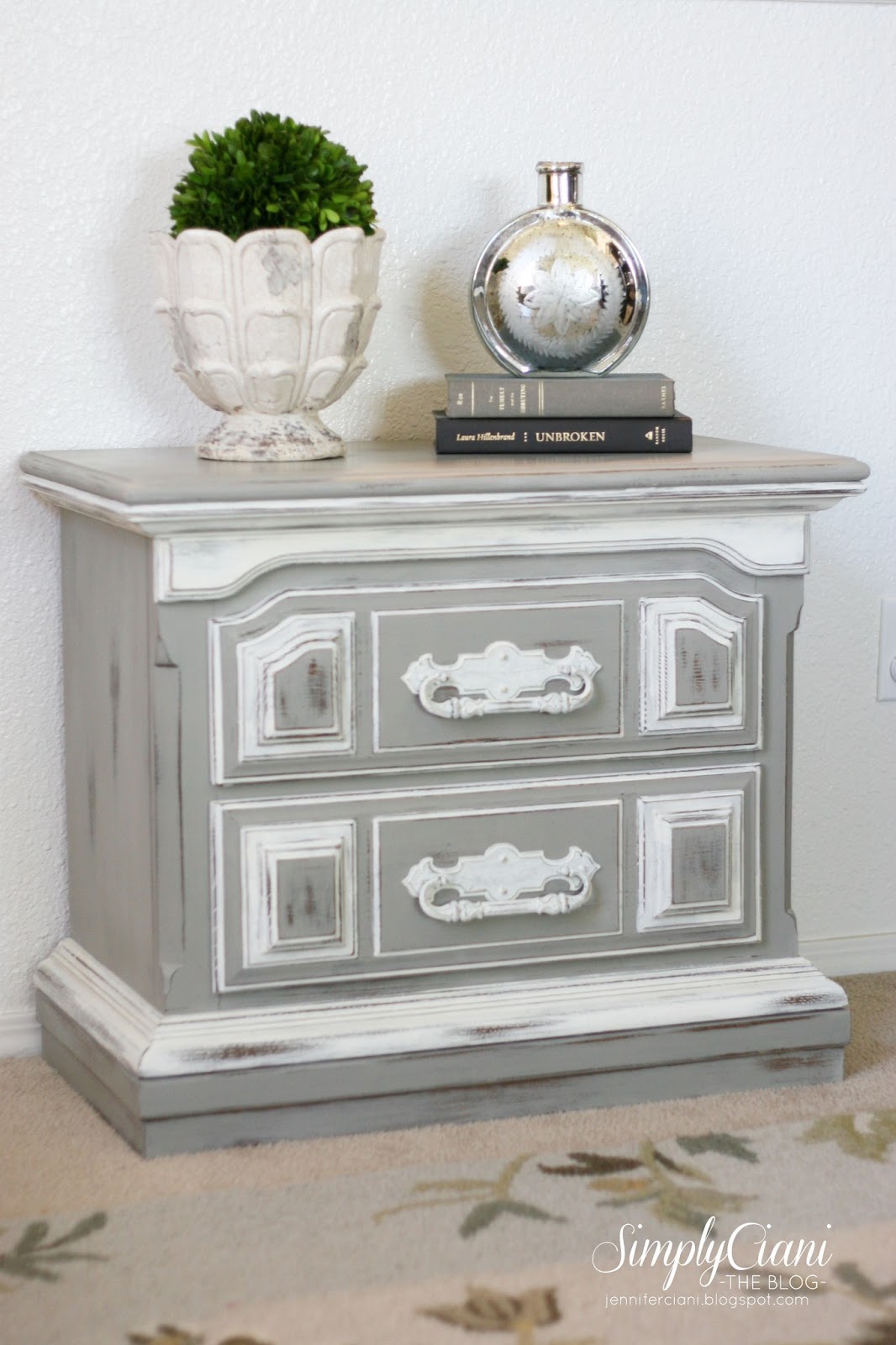 Vintage Nightstand Makeover Simply Ciani
