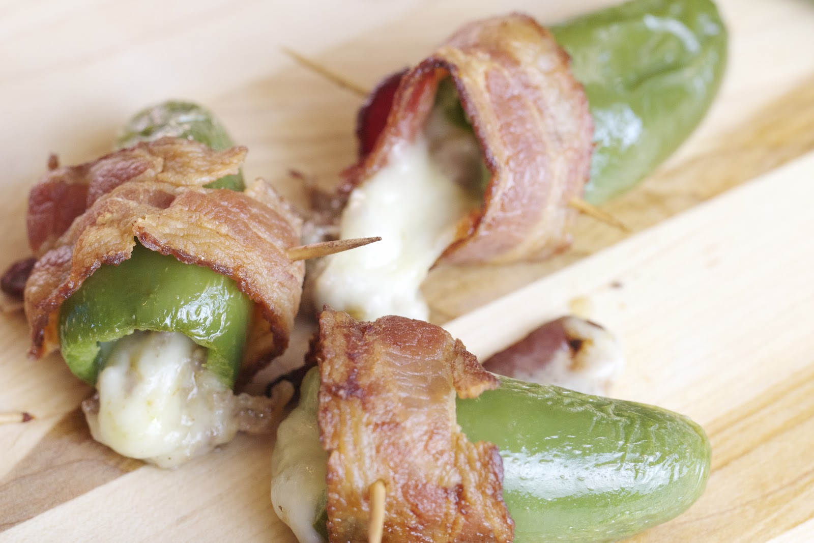 Thyme In Our Kitchen Bacon Wrapped, Sausage Stuffed Jalapeno Peppers