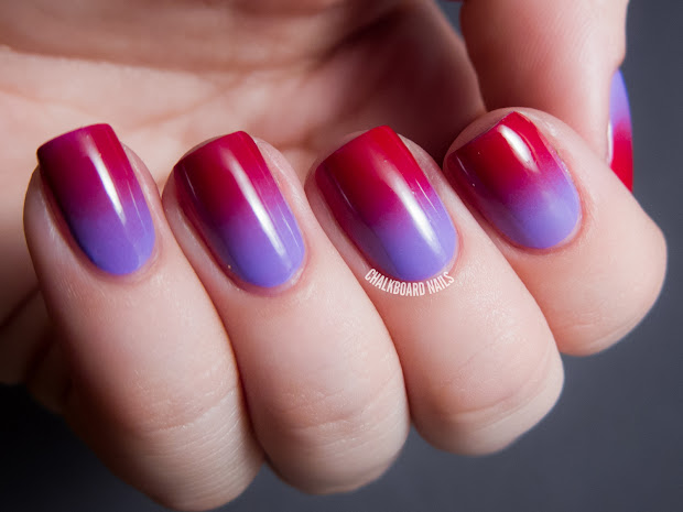 swoony gradient lilac red