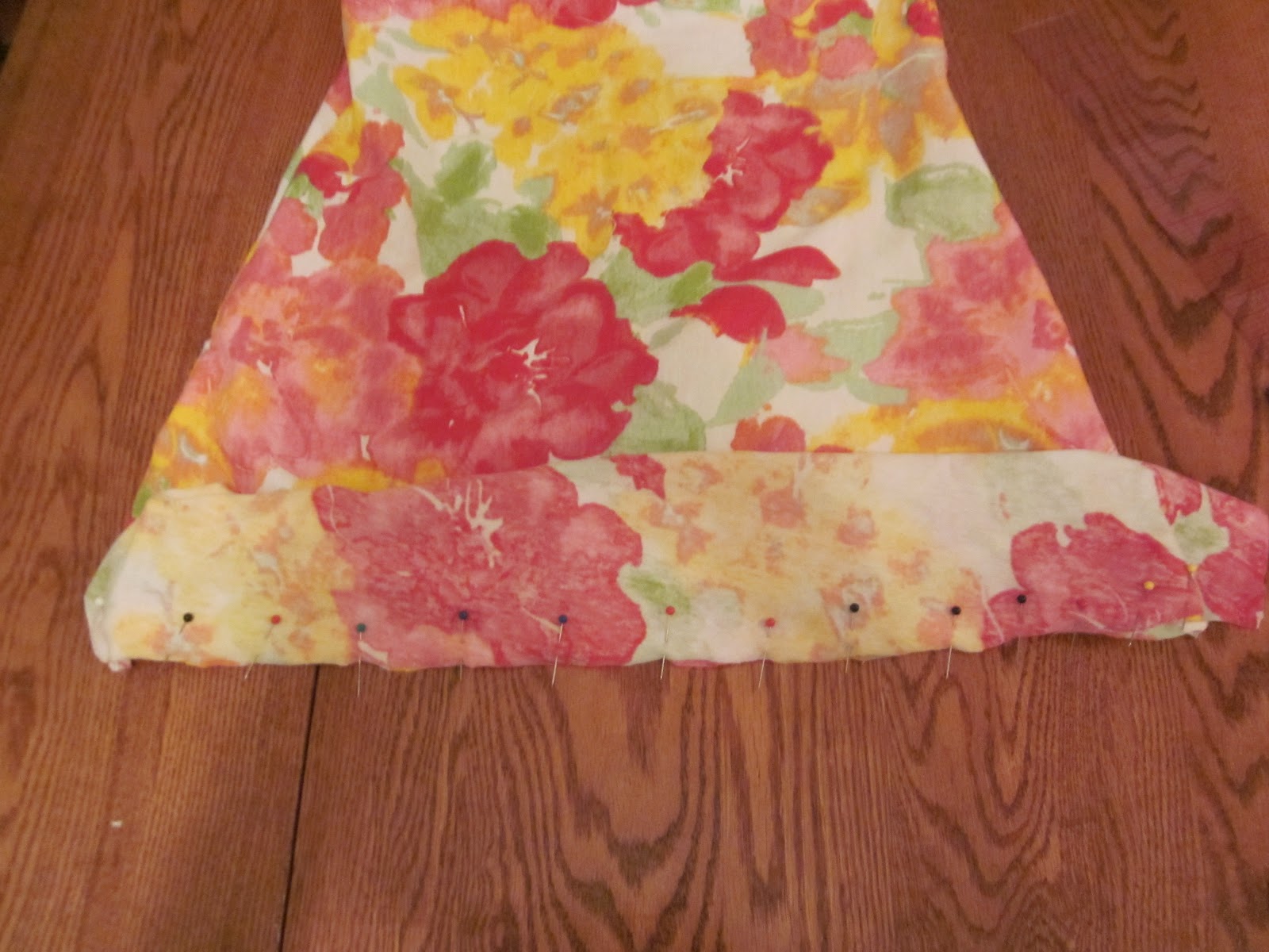 The Crafty Novice DIY Sew 1 yard Knit Dress