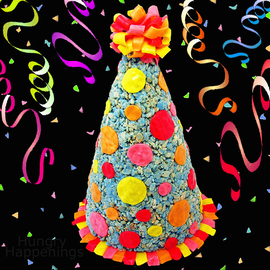 Rice Krispies Treat Party Hat Fun Birthday Treats