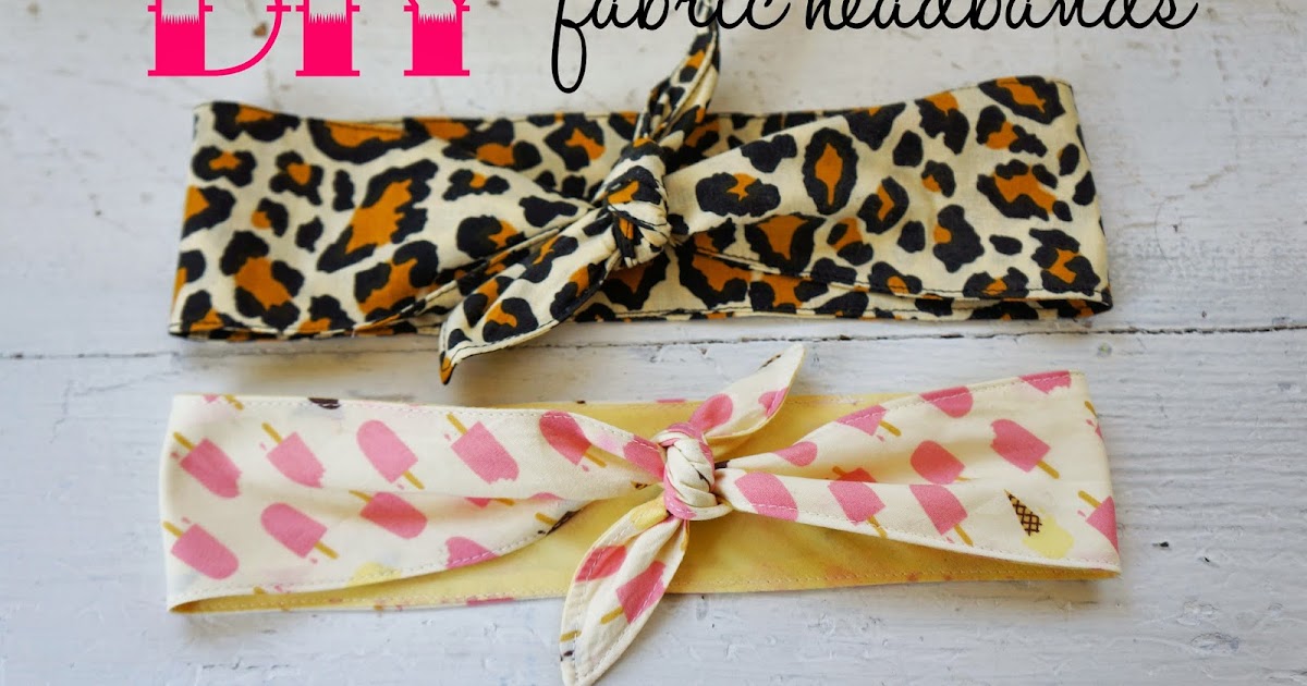 Hello Kelcey DIY Knotted Fabric Headbands