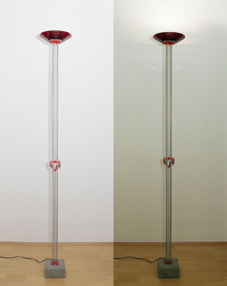 JUTIS speaker stands hacked into FLUTA LED uplight IKEA Hackers