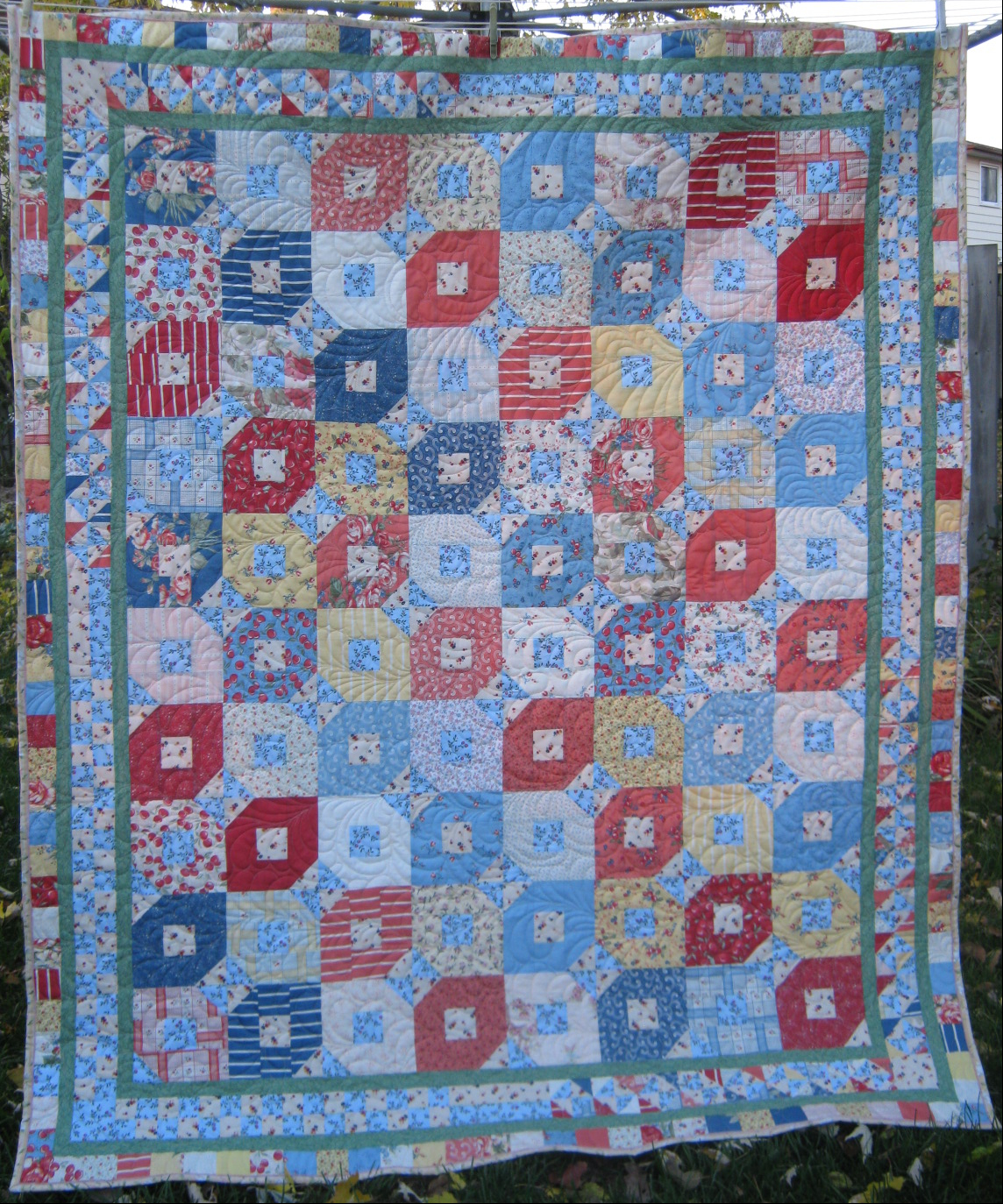 Eagles' Wings Quilts Beach Cottage quilt finished