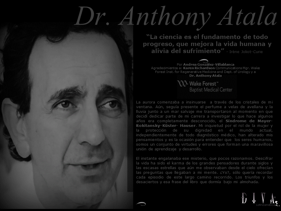 Exclusivo • Dr. Anthony Atala en entrevista para DIVA