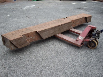 Dark Cloud Blue Sky Large Timber Bench Seats