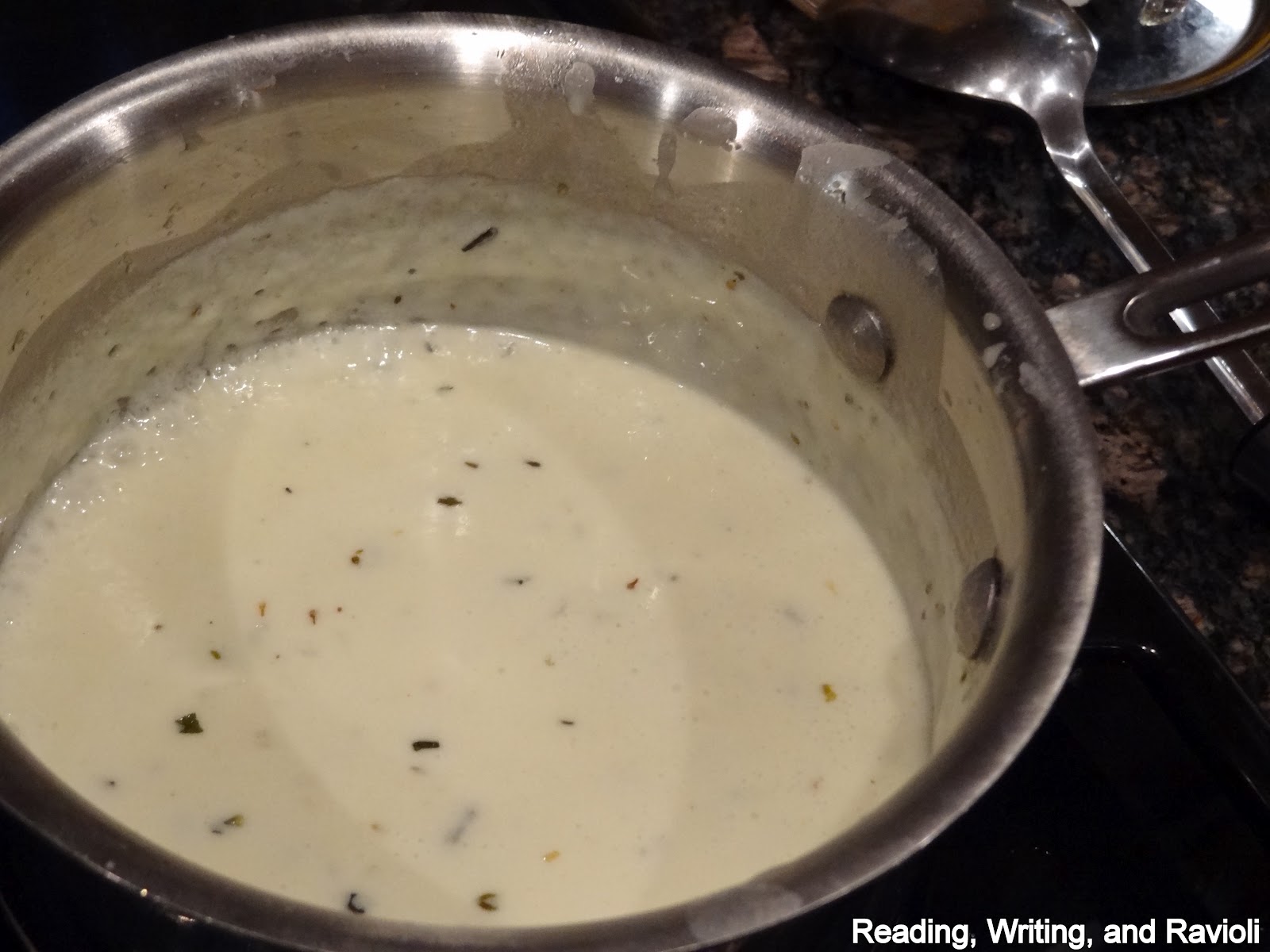 Reading, Writing, and Ravioli Recipe PecorinoRomano Cheese Sauce