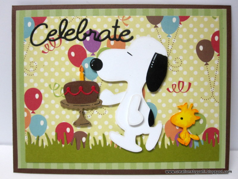 Creations by Patti Snoopy Birthday Card