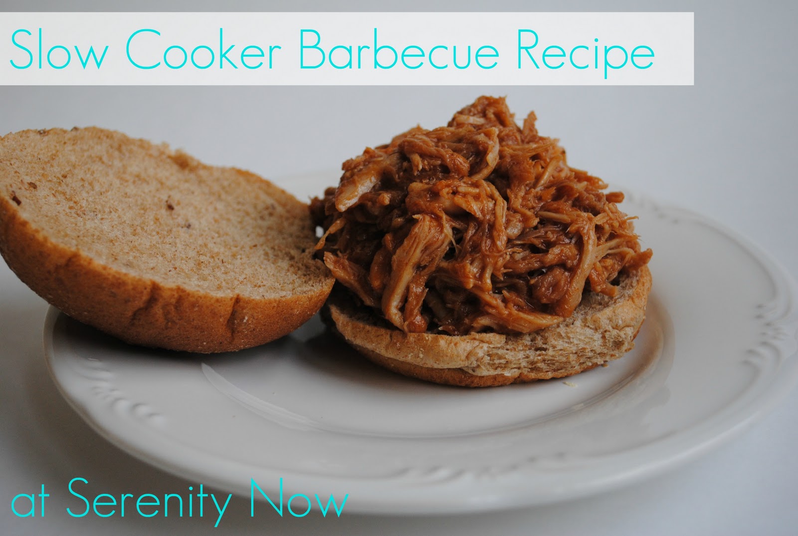 Serenity Now Slow Cooker Barbecue Dinner or Game Day Recipe