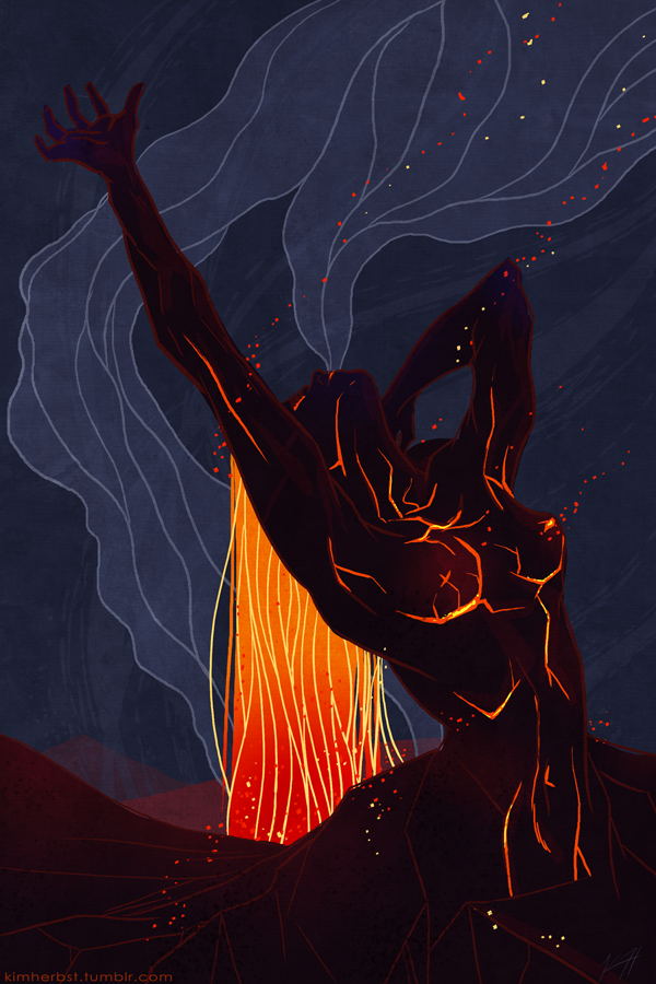 Kim Herbst - Illustration: Sketch Dailies: Pele Goddess of Fire