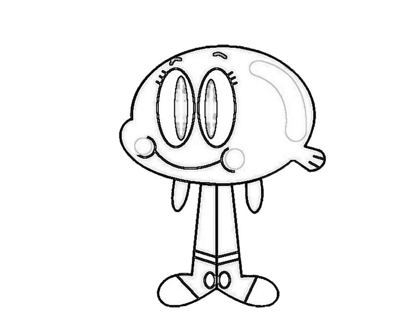 Darwin Watterson Funny Coloring Pages darwin-watterson-funny-coloring-pages