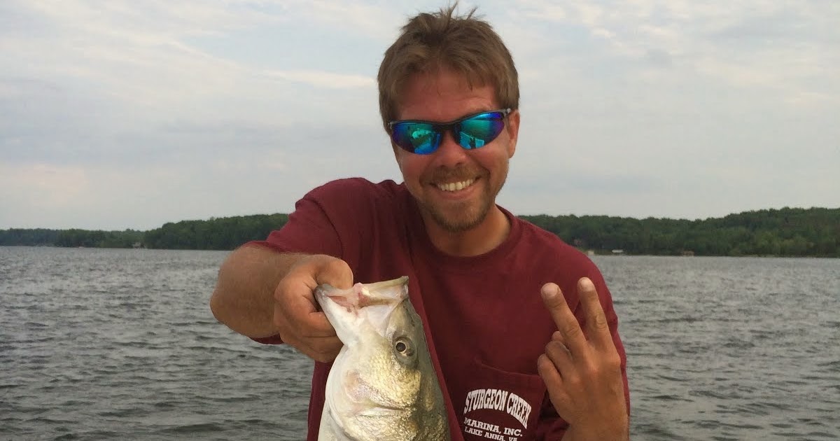 Central Virginia Outdoors Lake Anna Striper Fishing June