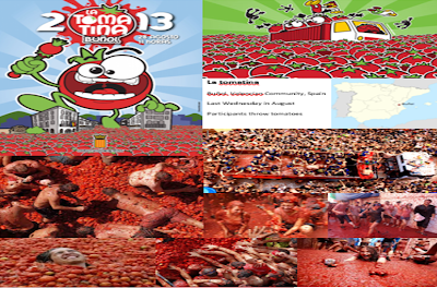 Grammazzle - This is Spain Grammazzle Spain España Sbaen Fiesta Tomatina Tirar Tomate Buñol Rojo