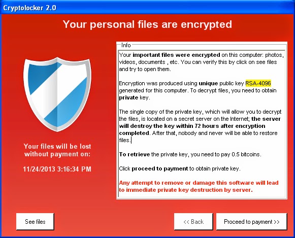Son Zamanlarin Fidye Virusu Cryptolocker Dosya Mi Lazim